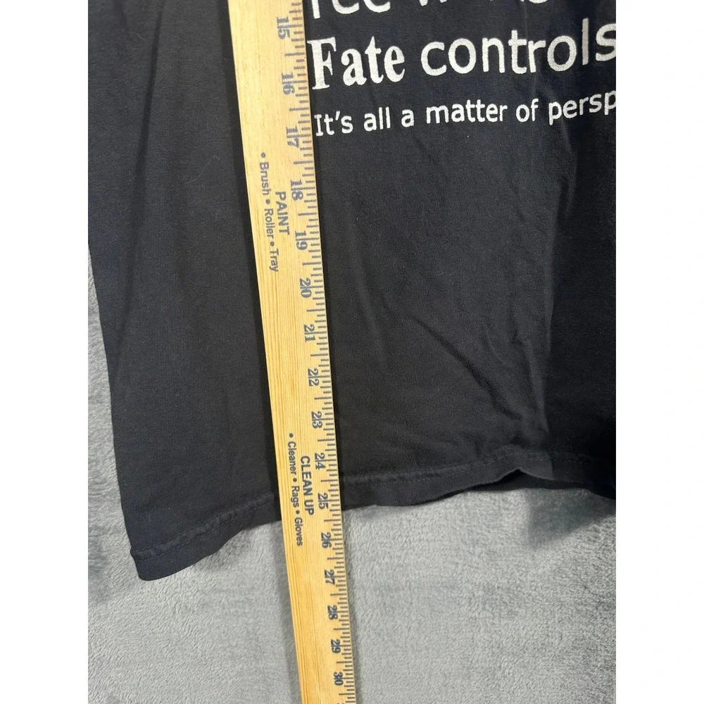 Comfort Colors Anime Graphic Muscle Tee Black Cut Sleeve Fate Perspective Size M